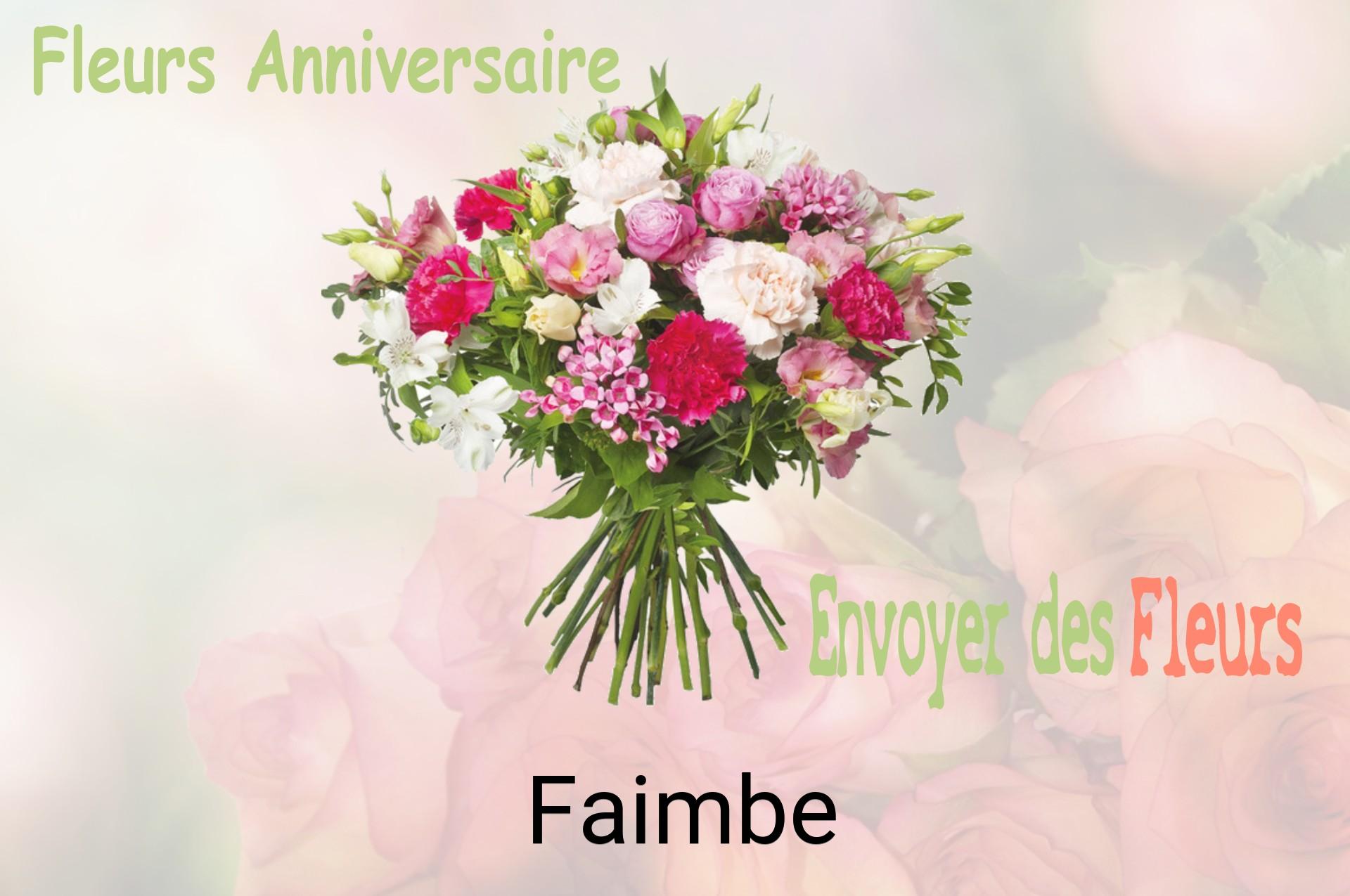 Bouquet de fleurs d’anniversaire livré à Faimbe