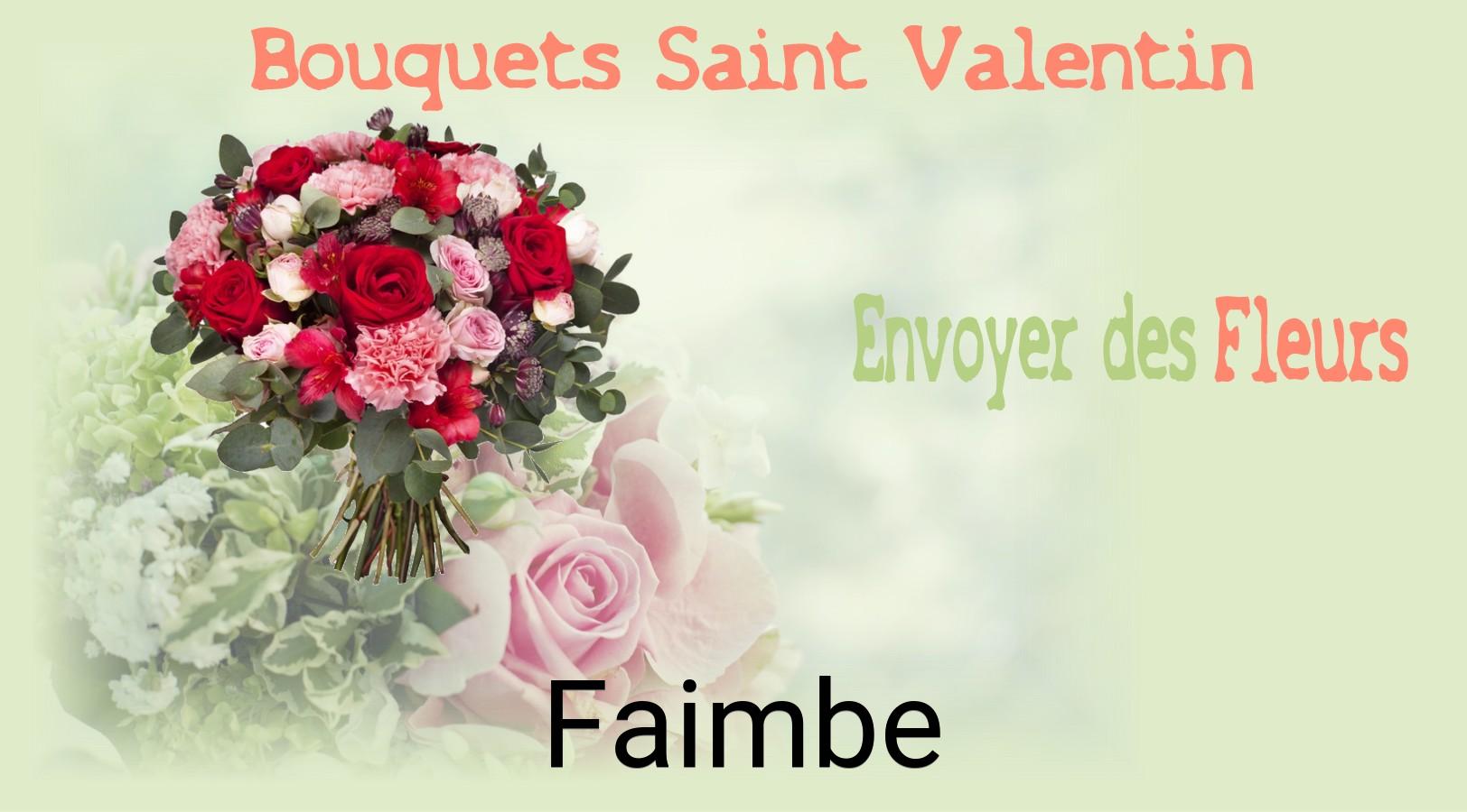 Roses de Saint-Valentin livrées à Faimbe